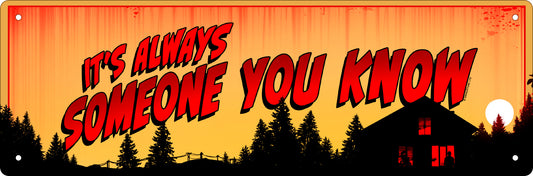 Slim Tin Sign Front