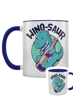 Wino-saur Dinosaur Blue Inner 2-Tone Mug
