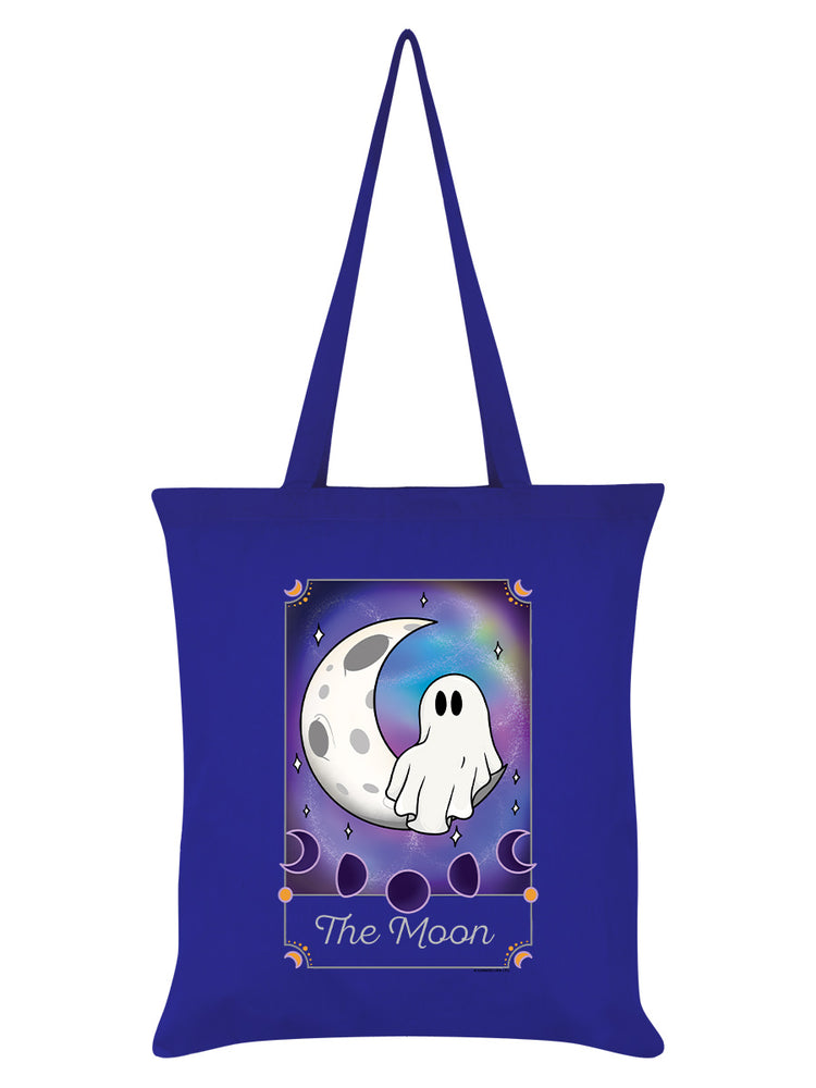 Galaxy Ghouls Tarot - The Moon Royal Blue Tote Bag