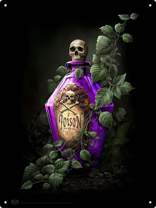 Spiral Poisoned Ivy Large Tin Sign