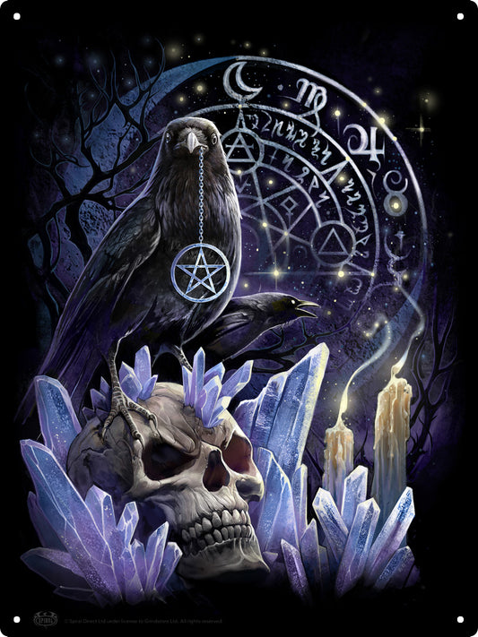 Spiral Witchcraft Large Tin Sign