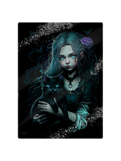 Spiral Goth Familiar Rectangular Chopping Board