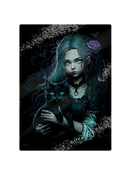 Spiral Goth Familiar Rectangular Chopping Board