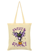Sweet & Spooky Halloween Bat Cream Tote Bag