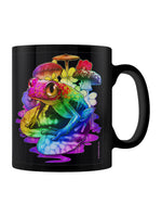 Rainbow Frog Black Mug