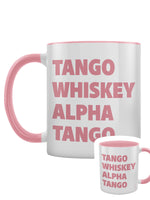 Twat Phonetic Alphabet Pink Inner 2-Tone Mug