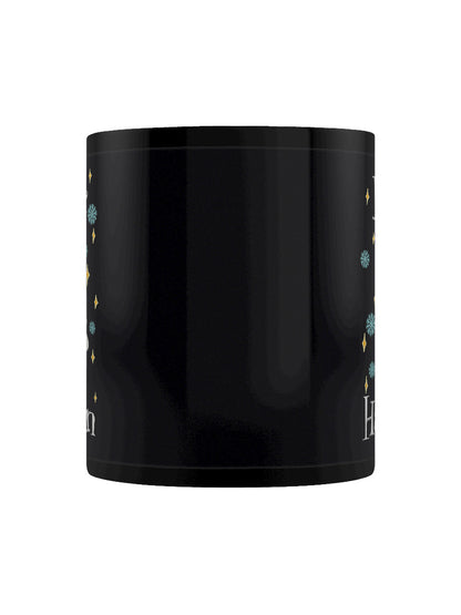 I Prefer Halloween Ghost Black Mug