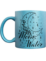Moon Water Blue Glitter Mug