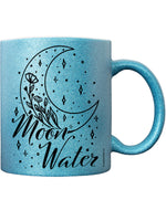 Moon Water Blue Glitter Mug