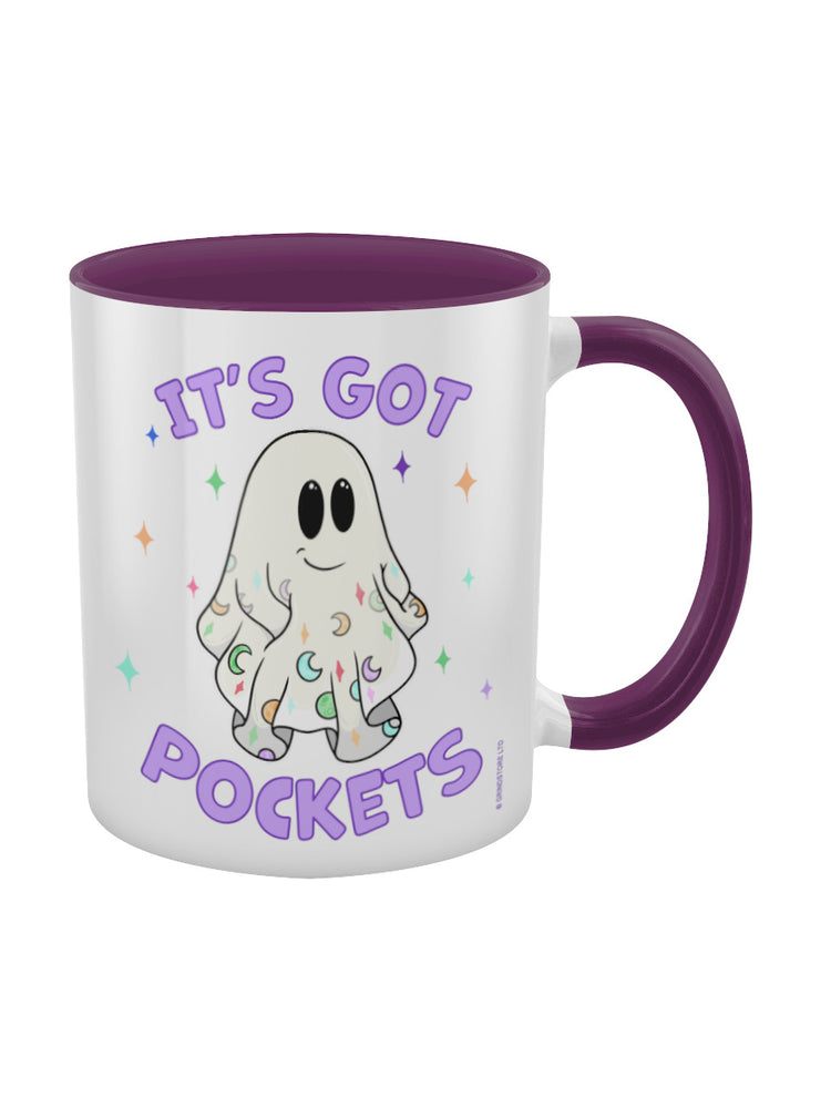 Galaxy Ghouls It's Got Pockets Purple Inner 2-Tone Mug