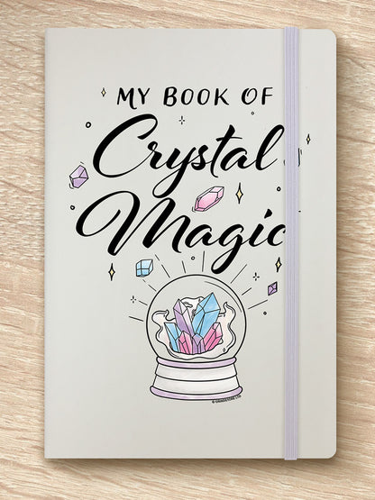 My Book of Crystal Magic Cream A5 Hard Cover Notebook