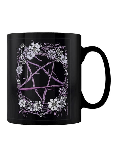 Pagan Pentagram Black Mug
