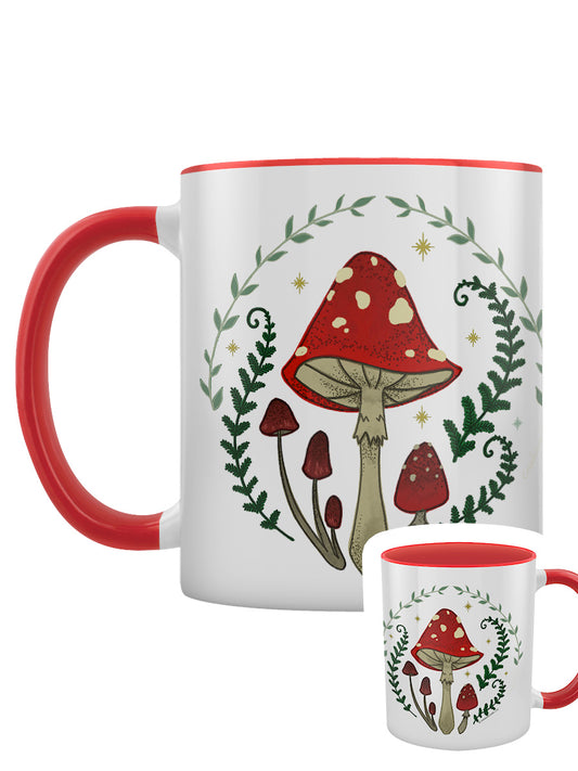 Celestial Funghi Red Inner 2-Tone Mug