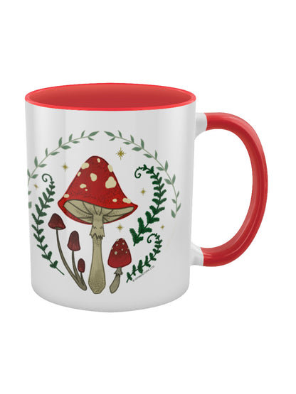 Celestial Funghi Red Inner 2-Tone Mug