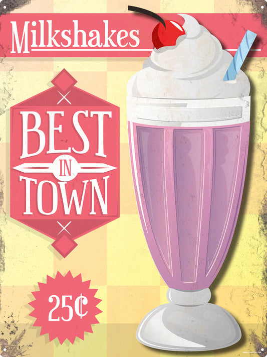 The Best In Town Tin Sign