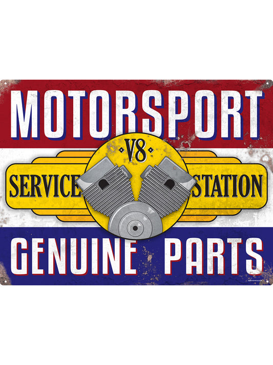 Service Station Tin Sign