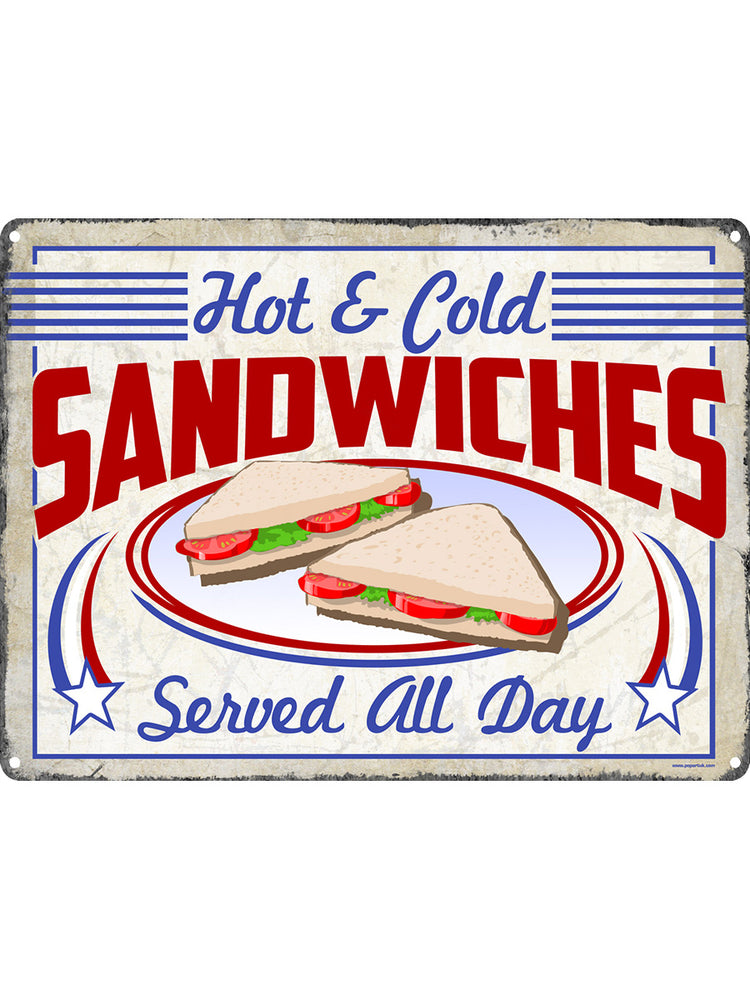 Sandwiches Tin Sign