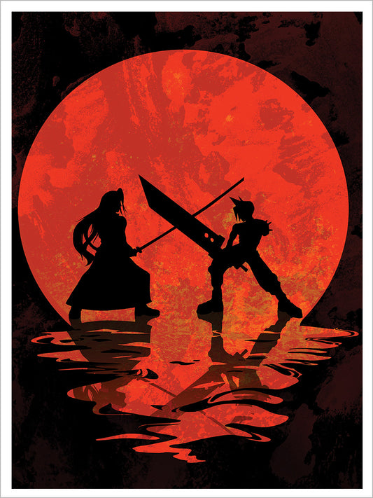 Cloud vs Sephiroth Mini Poster Mini Poster