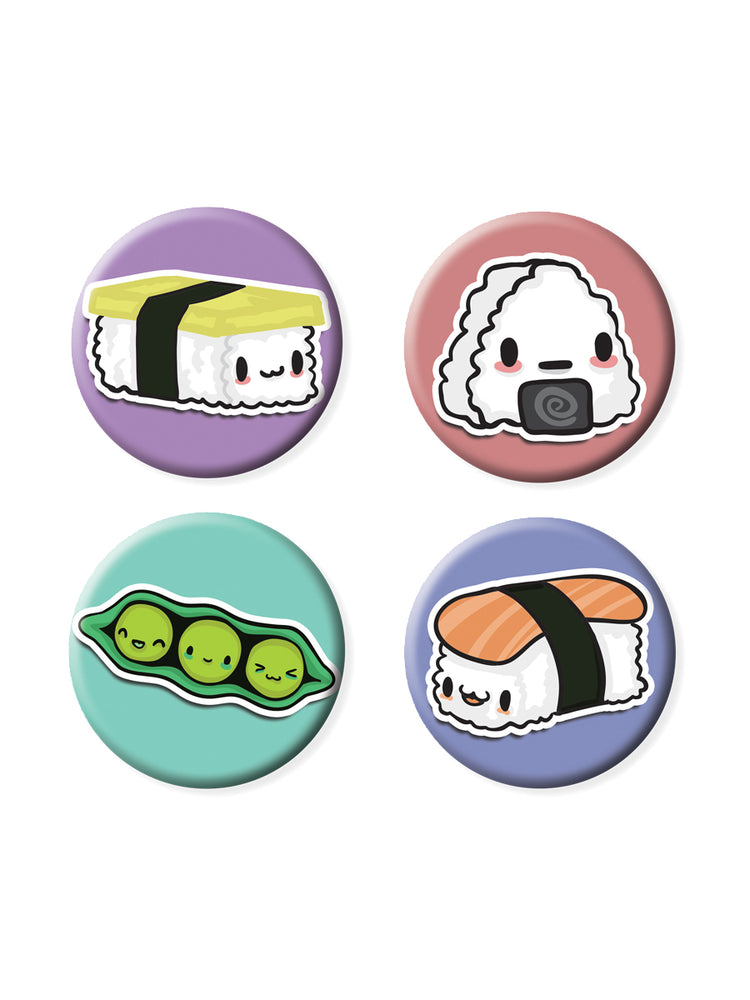 Juicy Sushi Badge Pack