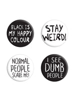 Stay Weird Badge Pack