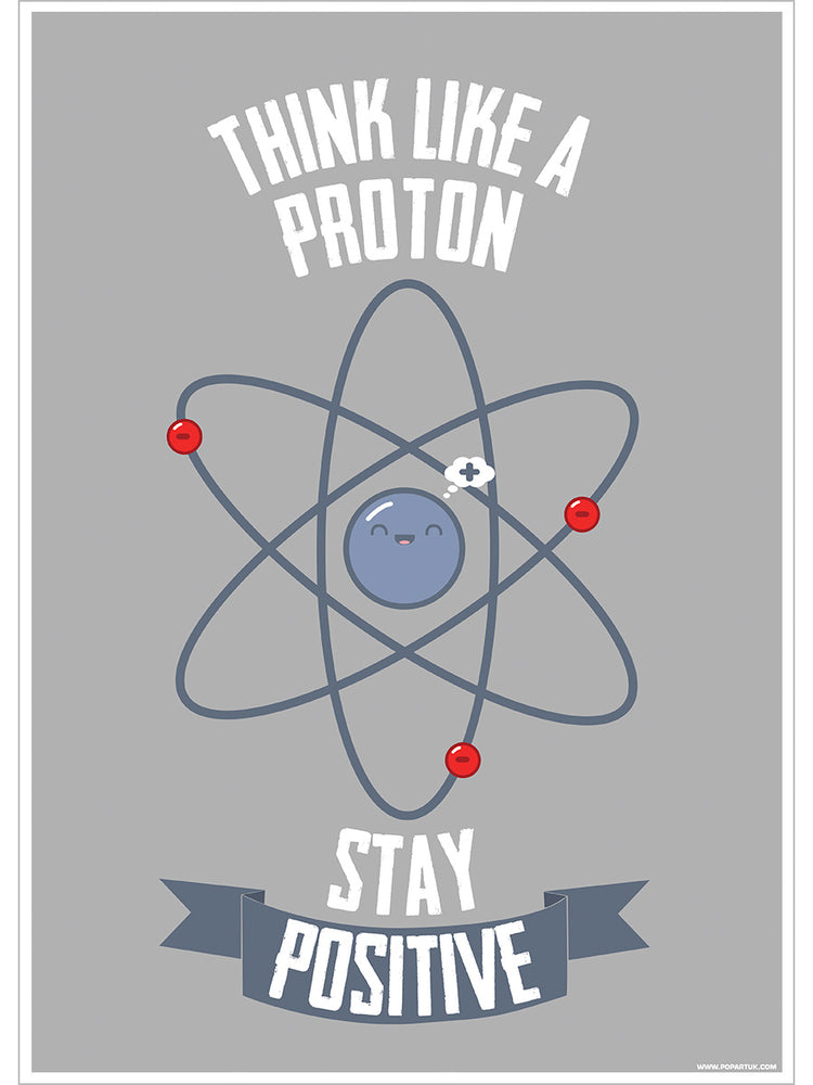 Think Like A Proton Mini Poster