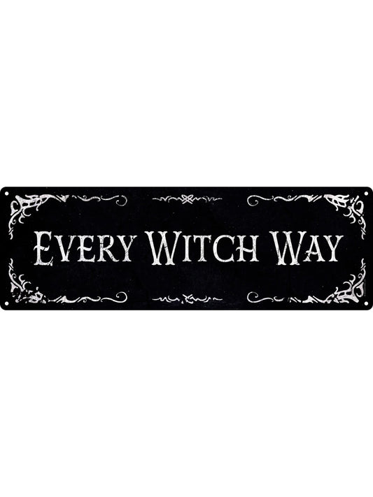 Every Witch Way Slim Tin Sign