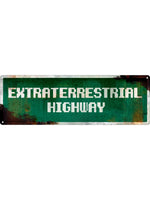 Extraterrestrial Highway Slim Tin Sign