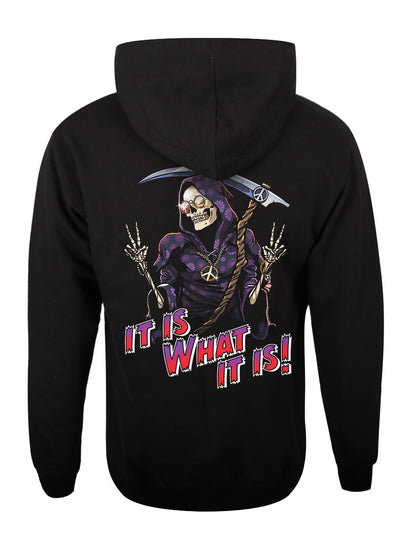 It Is What It Is Unisex Black Pullover Hoodie
